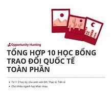 Học Bổng Trao Đổi Sinh Viên 2022