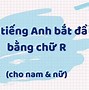 Tên Tiếng Anh Cho Nam Bắt Đầu Bằng Chữ T